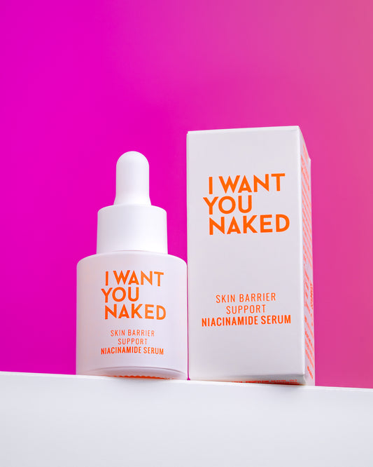 Тайната за Чиста, Сияйна и Здрава Кожа: Как Серумът с Ниацинамид на I WANT YOU NAKED Трансформира Кожата