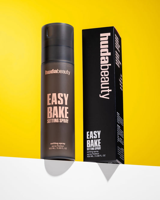 Открихме перфектния завършек на грим визията ти - Huda Beauty Easy Bake Setting Spray